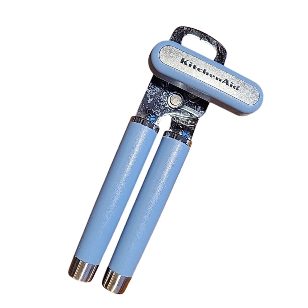 KitchenAid Can Opener Easy Turn Oversized Crank Knob Powder Blue KET199OHBLA